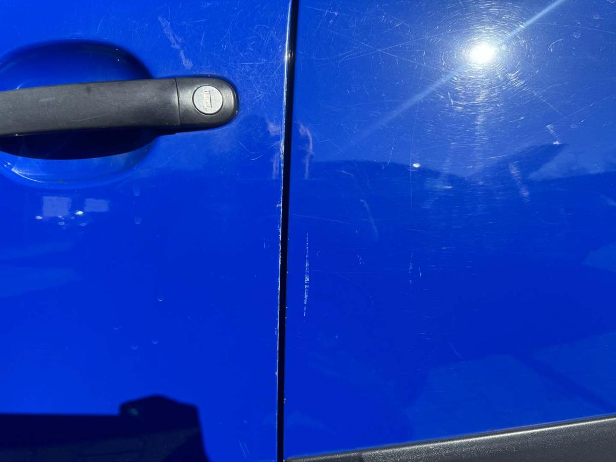 Skoda Fabia 2 5J original T&uuml;r hinten links LF5K Dynamic Blue Flie&szlig;heck Rohbau Bj.2009